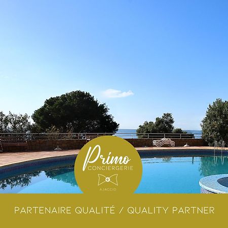 Evasion Corse - T2 Vue Mer, Piscine & Plage Ajaccio  Exterior foto